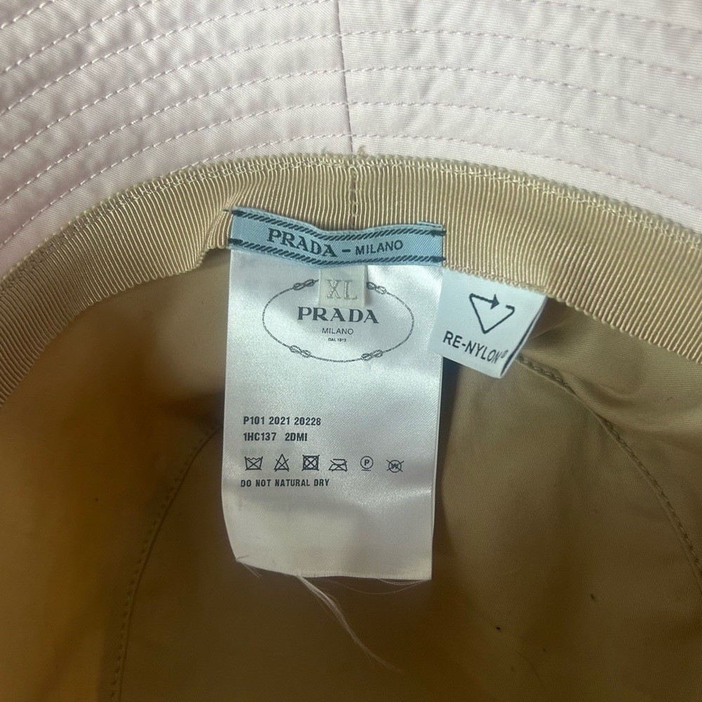Prada Pink Re-Nylon Bucket Hat - Picture 5 of 8